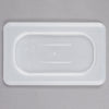 Cambro Translucent 1/9 Size Polypropylene Flat Food Pan Lid