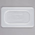 Cambro Translucent 1/9 Size Polypropylene Flat Food Pan Lid