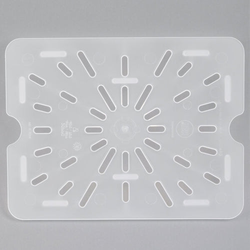 Cambro Translucent Half Size Polypropylene Food Pan Drain Shelf ( Case of 6 )