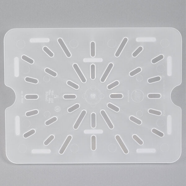 Cambro Translucent Half Size Polypropylene Food Pan Drain Shelf ( Case of 6 )