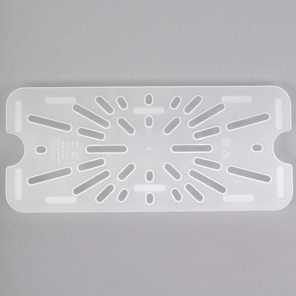 Cambro Translucent One Third Size Drain Shelf ( Case of 6 )