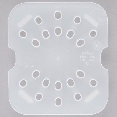 Cambro Translucent One Sixth Size Drain Shelf ( Case of 6 )