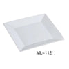 Yanco ML-112 Mainland 12″ Square Plate, China, Super White (1Dz)