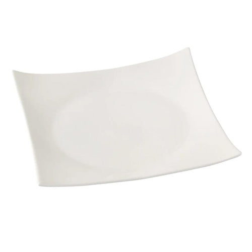 Yanco FU-112 Fuji 12″ Square Sushi Plate, China, Bone White (1Dz)