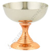 Premium Tall Copper & Stainless Steel Dessert Cup – Elegant Design for Ice Cream & Indian Sweets