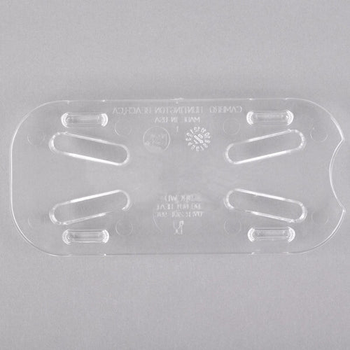 Cambro Camwear One Ninth Size Drain Shelf Clear ( Case of 6 )