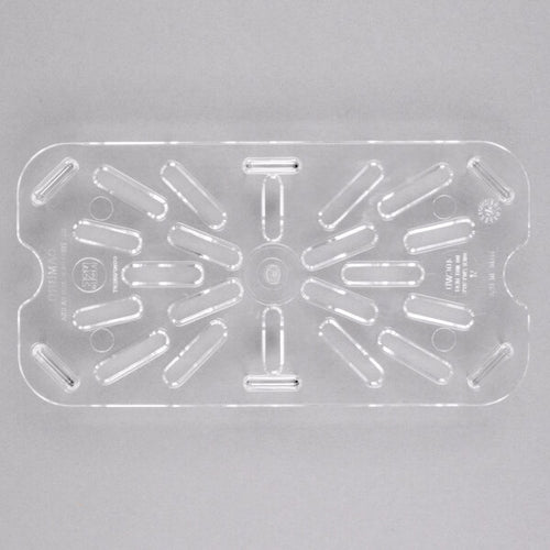Cambro Camwear Quarter Size Drain Shelf Clear ( Case of 6 )