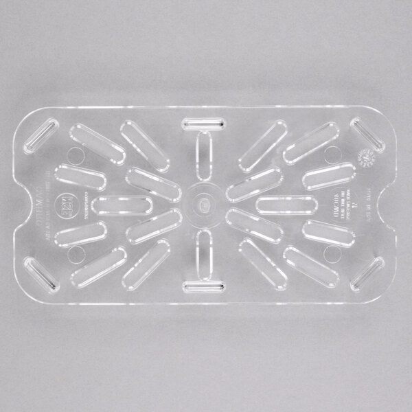 Cambro Camwear Quarter Size Drain Shelf Clear ( Case of 6 )