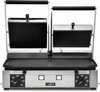 Omcan PG-IT-0737-R Elite Series 10″ x 19″ Double Panini Grill with Grooved Top and Bottom Grill Surface