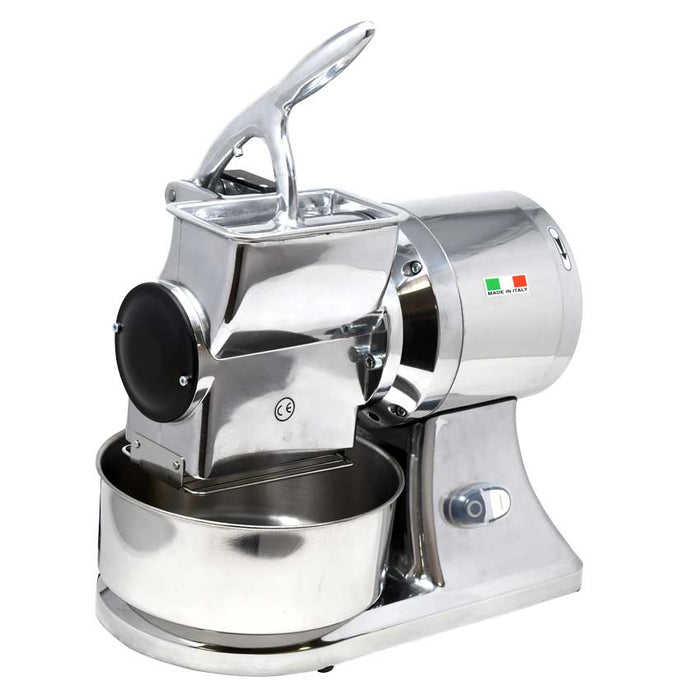 Omcan GR-IT-0746-M Stainless Steel Cheese Grater with Microswitch, 154 lb./hr 1 HP (750 W), 110 V