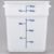 Cambro Poly 18 Quart Square Food Storage Container White ( Case of 6 )