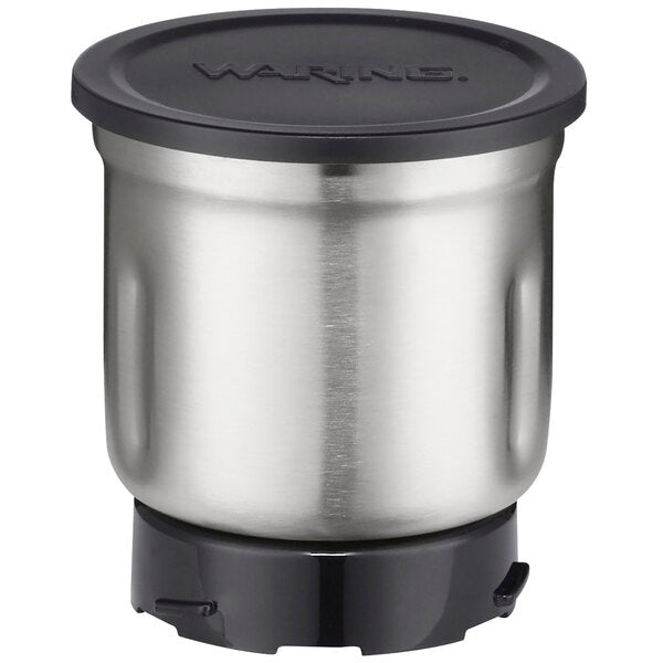 Waring CAC103 1.5-Cup Stainless Steel Grinding Bowl with Storage Lid – For WSG30 Commercial Spice Grinder