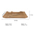 Durable Full Copper Platter for Serving Indian Appetizers – Ideal for Dining and Catering