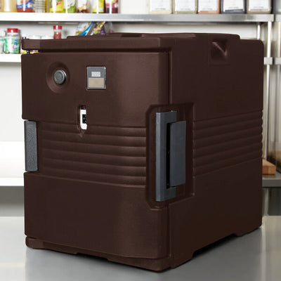Cambro Ultra Pan Carrier® UPCH400 Electric Hot Food Holding Cabinet with Casters 110V
