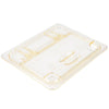 Cambro H Pan Half Size High Heat FlipLid with Spoon Notch Amber ( Case of 6 )