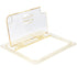 Cambro H Pan Half Size High Heat FlipLid with Spoon Notch Amber ( Case of 6 )