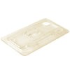 Cambro H Pan One Third Size FlipLid with Spoon Notch Amber ( Case of 6 )