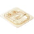 Cambro H Pan One Sixth Size FlipLid with Spoon Notch Amber ( Case of 6 )