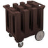 Cambro Commercial Enclosed Dish Cart for Safe Plate Storage and Transport