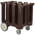 Cambro Commercial Enclosed Dish Cart for Safe Plate Storage and Transport