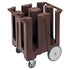 Cambro Commercial Enclosed Dish Cart for Safe Plate Storage and Transport
