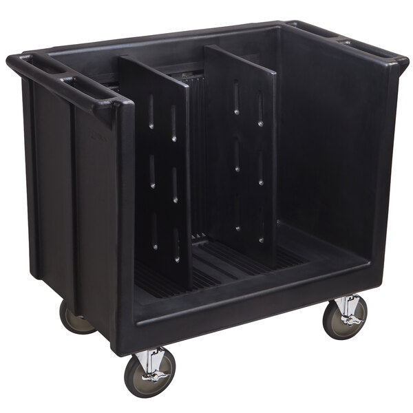 Cambro Adjustable 2 Divider Commercial Dish and Tray Cart