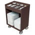 Cambro Tray and Silverware Cart with Protective Vinyl Cover