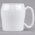 Cambro Classic White Ceramic 8 oz No-Lip Mug