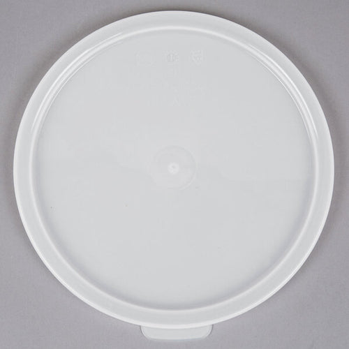 Cambro White Round Polyethylene Crock Lid for CP15 & CP27