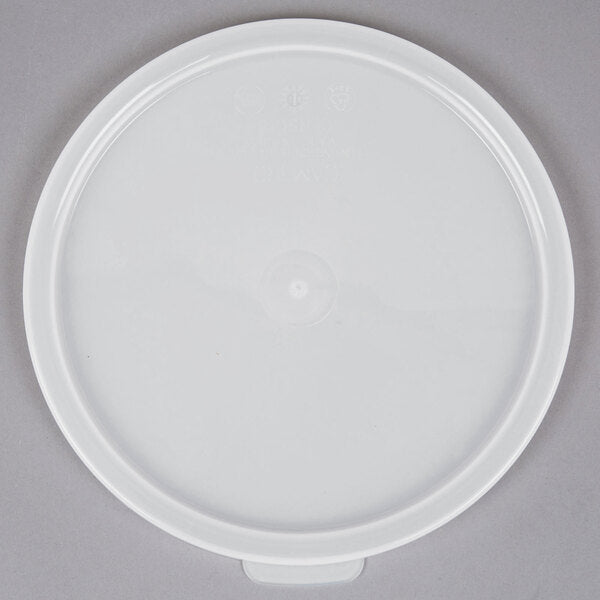 Cambro White Round Polyethylene Crock Lid for CP15 & CP27