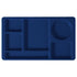 Cambro Camwear 8.75 x 15 2 x 2 Compartment School Cafeteria Tray ( Case of 24 )
