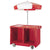 Cambro Camcruiser® Commercial Insulated Vending Cart with Umbrella for Hot & Cold Food Service