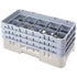 Cambro Camrack 10 Compartment Half Size Glass Rack with 6 7/8 Inch Compartments ( Case of 3 )