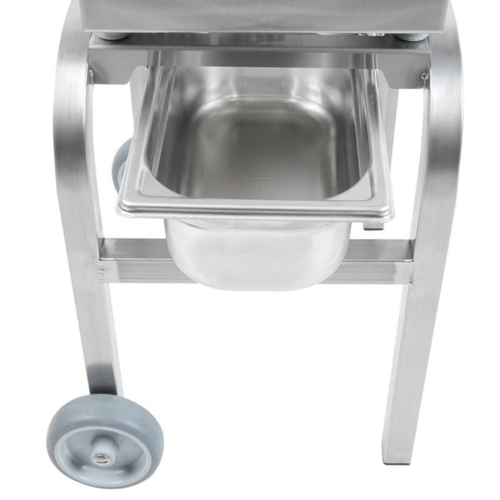Robot Coupe CL55 Workstation Continuous Feed Food Processor with Full Moon Pusher Feed, Bulk Feed & 16 Discs - 2 1/2 hp