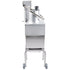 Robot Coupe CL55 Workstation Continuous Feed Food Processor with Full Moon Pusher Feed, Bulk Feed & 16 Discs - 2 1/2 hp