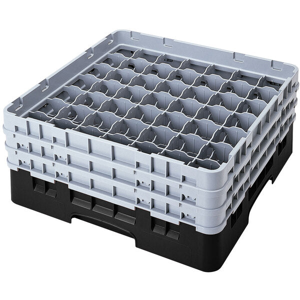 Cambro Camrack® Customizable 49-Compartment 8-1/2" Glass Rack