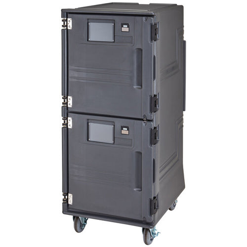 Cambro Pro Cart Ultra Tall Electric Cold and Hot Food Pan Carrier Charcoal Gray
