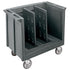 Cambro Adjustable 2 Divider Commercial Dish and Tray Cart