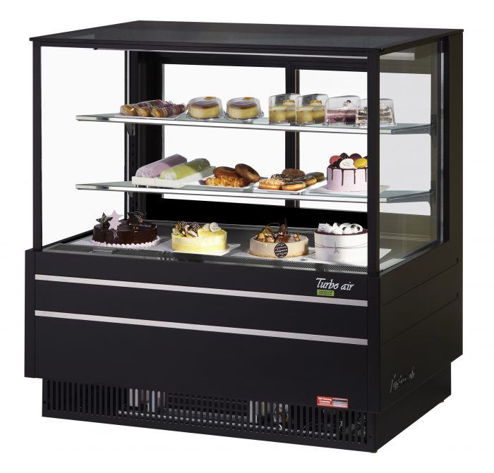 Turbo Air TCGB-48UF-W(B)-N Display cases, Straight front bakery cases, 15.6 cu.ft.