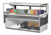 Turbo Air TOM-60L-UFD-W(B)-1SI-N Drop-In Horizontal Open Display Case, 8.0 cu. ft.