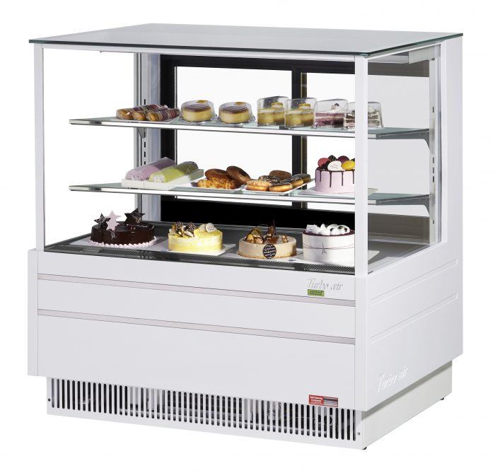 Turbo Air TCGB-48UF-W(B)-N Display cases, Straight front bakery cases, 15.6 cu.ft.