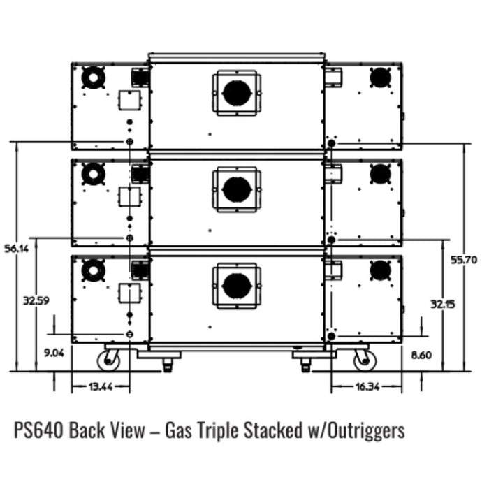 Middleby Marshall PS640 Electric or Gas WOW! Impingement Conveyor Oven - Single/Double/Triple Stack options Available