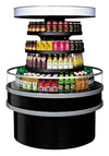 Turbo Air TIOM-48RRB-N Island Display Self-Serve Refrigerated Merchandiser, 11.2 cu. ft.