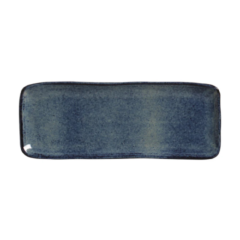 Porto Brasil Organic Rectangular Platter Stoneware Denim ( Case of 12)