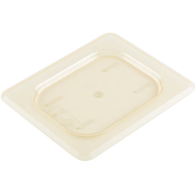 Cambro H Pan One Eighth Size Flat Food Pan Lid Amber ( Case of 6 )