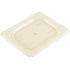 Cambro H Pan One Eighth Size Flat Food Pan Lid Amber ( Case of 6 )