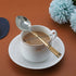 Durable Copper Tea Spoons with Bamboo Detailing – Stainless Steel Construction – Set of 12