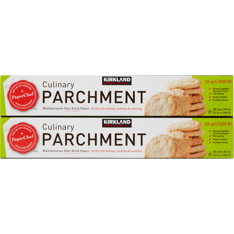 Kirkland Signature Culinary Parchment Paper, 15" x 164', 2 ct