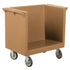 Cambro Commercial Polyethylene Dish and Tray Transport Cart with Swivel Casters