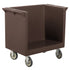 Cambro Commercial Polyethylene Dish and Tray Transport Cart with Swivel Casters
